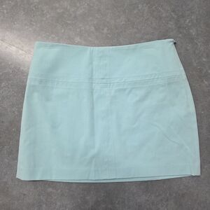 Express Light Blue Mini Skirt